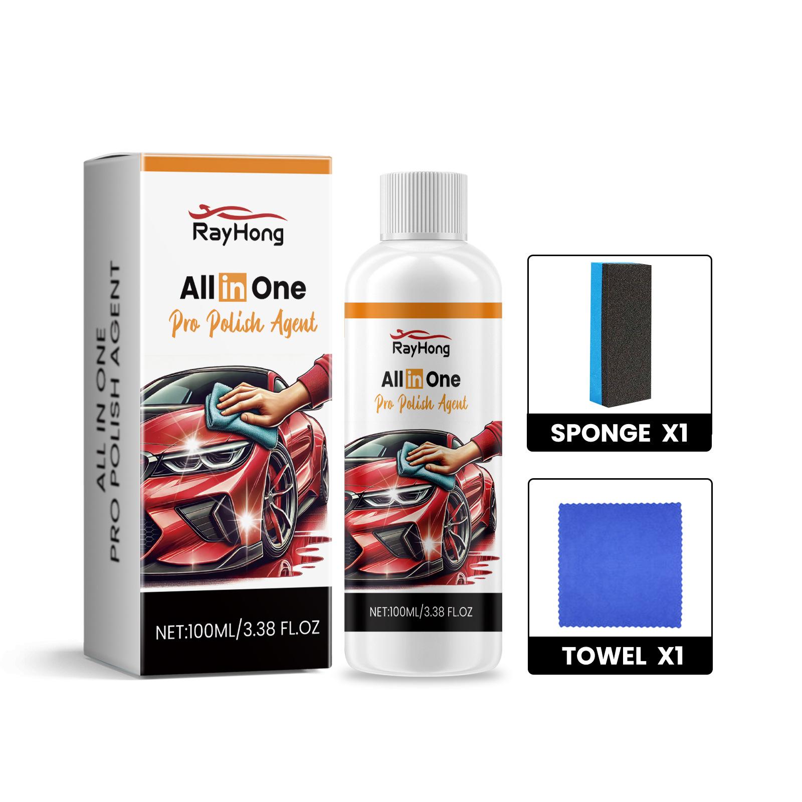 

RAYHONG Car Coating Покрытие Средство для нанесения воска на лакокрасочное покрытие Противообрастающее средство Осветляющее средство Уход за лакокрасочным покрытием автомобиля Водоотталкивающее средство 100ML