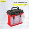 Multi-Layer Fishing Tackle & Lure Box, Handheld, Multi-Color, Thickened Plastic, Drawer-Type Bait Storage.