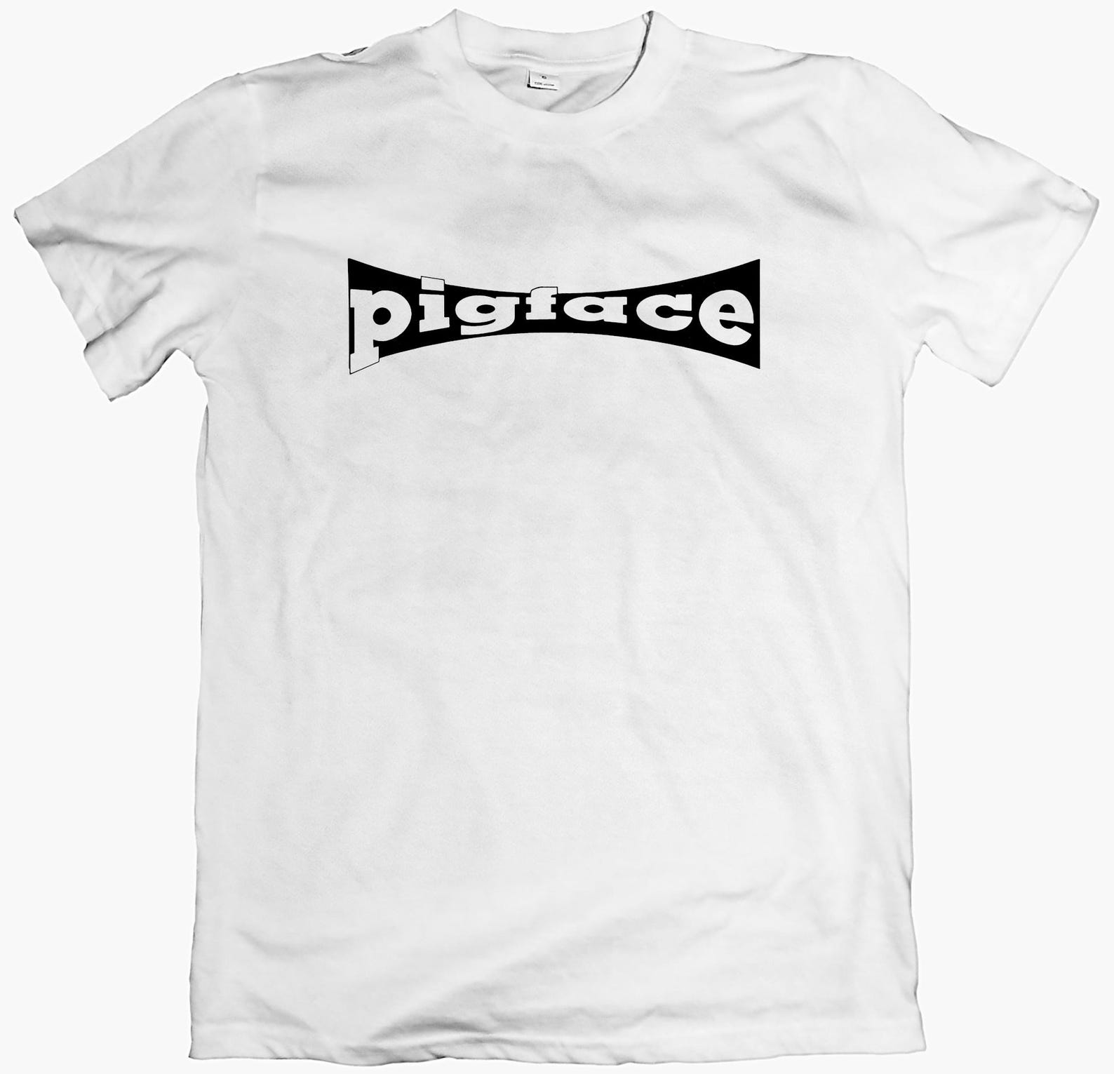PIGFACE T shirt, 90s Industrial Band Tee Underground Music Vintage Style Graphic Gub ministry 4XL