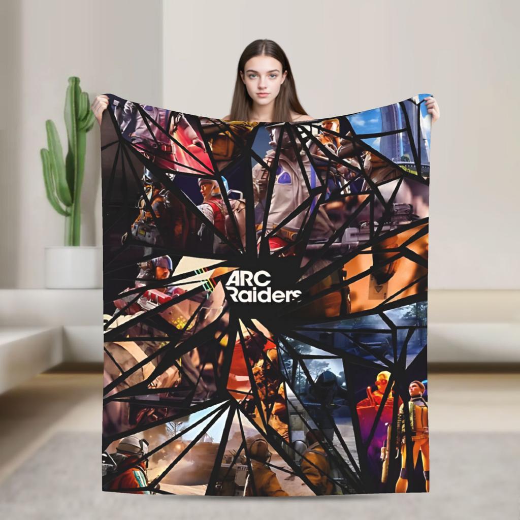 Arc Raiders Video Games Accessories Blanket Cozy Soft  Throw Blankets for Living Room 50x60 Inches Multiple Sizes Bedding Throws