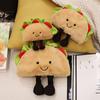 Cute fun burger pizza taco doll new cute plush doll baby soothing