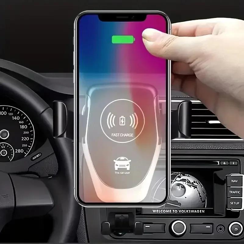 Încărcător auto wireless Suport telefon mobil Inducție gravitațională Priză de aer auto Încărcare rapidă wireless Stand pentru iPhone Samsung Xiaomi