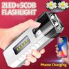 5000LM Mini Portable Super Bright LED Flashlight Household Long Range Outdoor Waterproof Lighting Strong Light Small White Flash Light