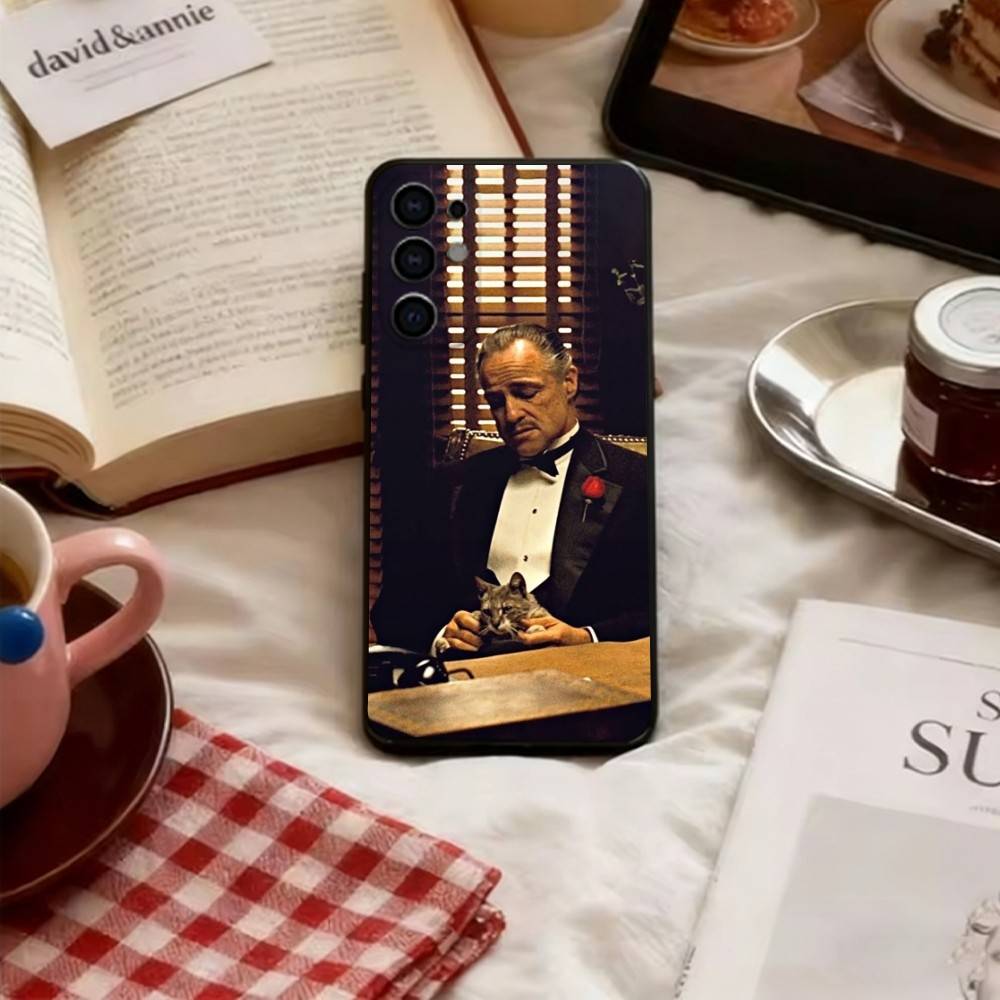 The Godfather Phone Case For Samsung S25,S24,S21,S22,S23,S30,Ultra,S20,Plus,Fe,Lite,Note,10,Black Cover