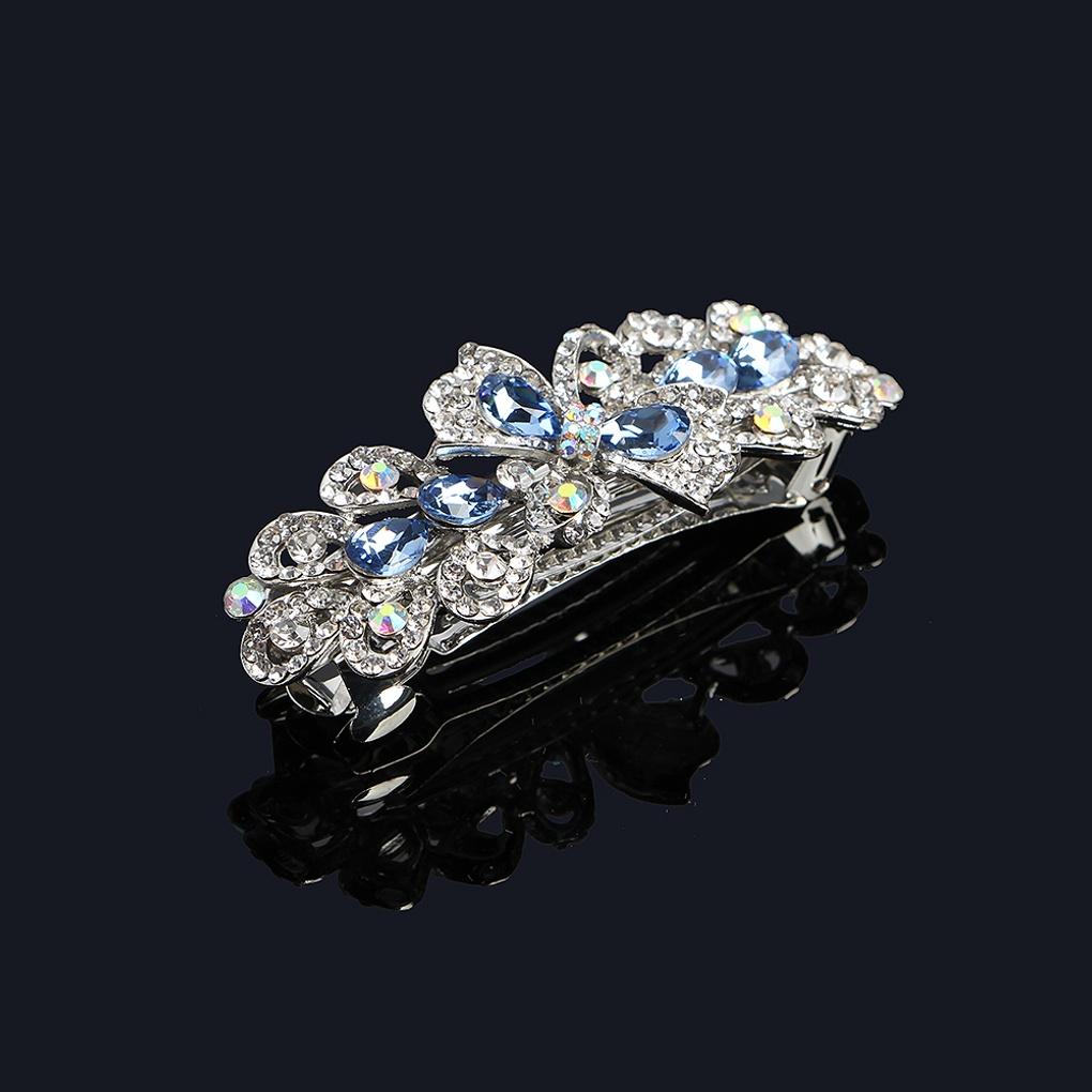 Women's Berry Point Hairpin (Blue) Cubic Decoration Automatic Pin