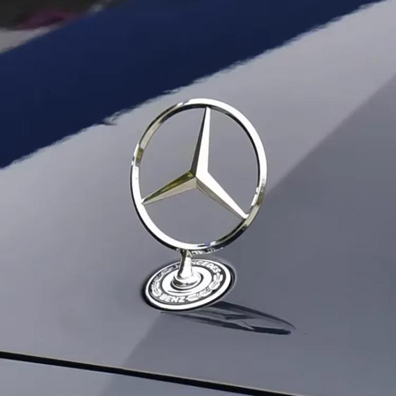 Pro Mercedes Benz Auto Znak na kapotu Přední kapota Chromová značka Příslušenství Pro Mercedes Benz AMG W204 W205 W203 W211 W212 W21