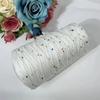 400g Pearl Sequin Yarn Thread,Cotton Thread Handmade DIY Crochet Thread, Soft Summer Hand Woven Yarn Knitting&Crocheting