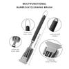 1PC  Safe Grill Brush and Scraper with Deluxe Handle Grill Cleaner Brush Stainless Steel Bristle Grill Brush Accessories