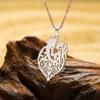 Heart Necklace Holding face Couple Pendant Women Men Neck Chain Stainless Steel Jewelry Lover Valentine's Day Christmas Gifts