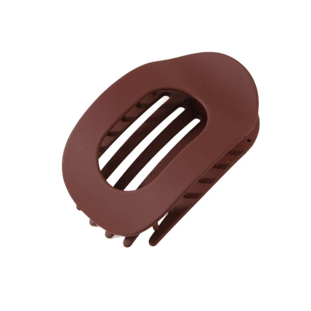 Curved Oval Updo Hair Claw - Temperament Shark Clip