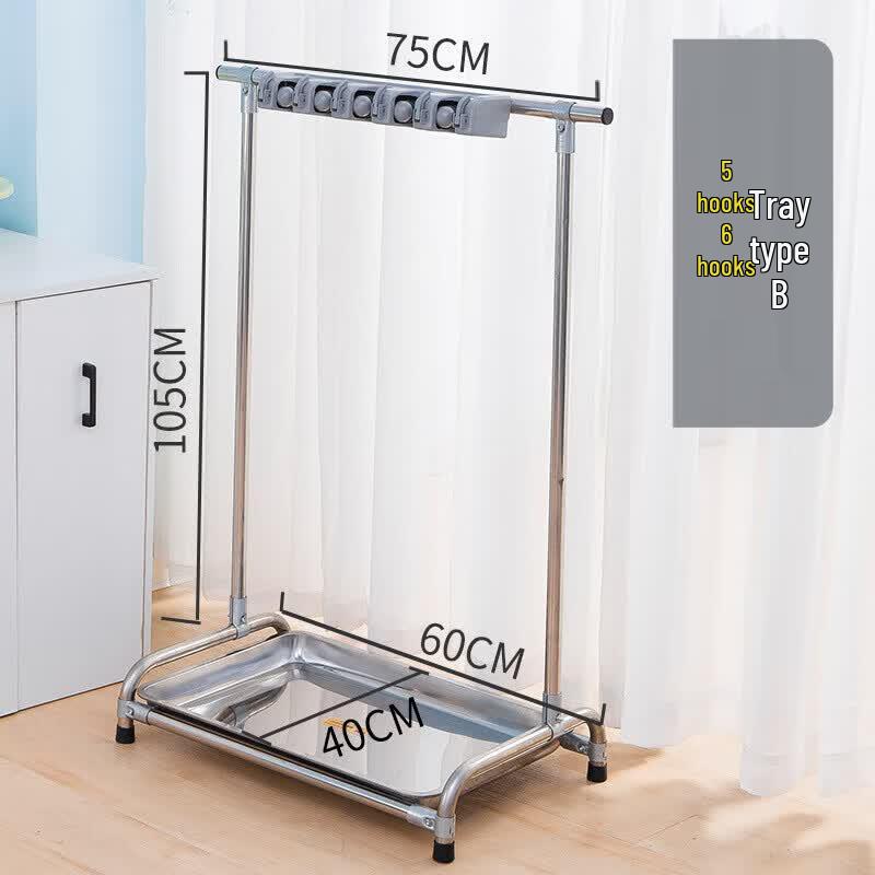 Shuchu 304 Stainless Steel Mop & Broom Holder