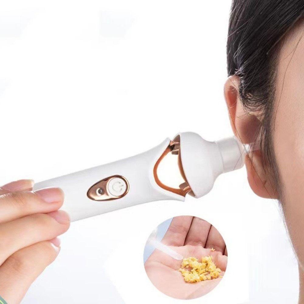 USB Rechargeable Electric Ear Pick Soft Ear Spoon Head Ear Cleaner Remover  Children/Adults