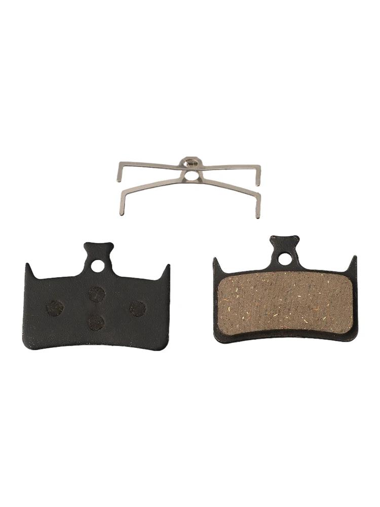 Mountain  Bike Bicycle Semi-metallic Resin Metal Disc Brake Pads  To Make Piece 45 1 Pairs Pads And Spring  For HOPE E4 Black