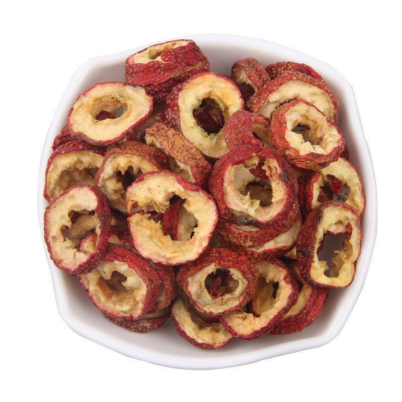 Seedless Dried Hawthorn Slices 500g - Pitted Fruit Tea Infusion Rings, Chinese Medicinal Material 100g