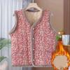 Winter Thickened Fleece Lined Cotton Vest for Women Warm Stylish Mommy Winter Clothes Mid-aged and Elderly Group Fashionable ...