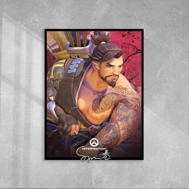 Overwatch Game Character Poster Canvas Printing Overwatch 3D Characters Wall Art Picture Video Game Wall Decor for Gaming Room