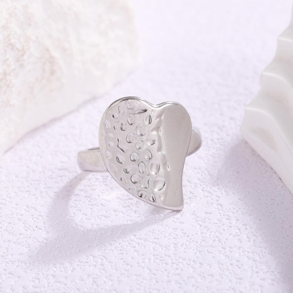 Stainless Steel Open Ring for Women – Unique Trendy Titanium Fashion Ring