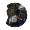 Women's Velvet Vintage Long-sleeved Cardigan with A Casual Opening and Mid-length Coat