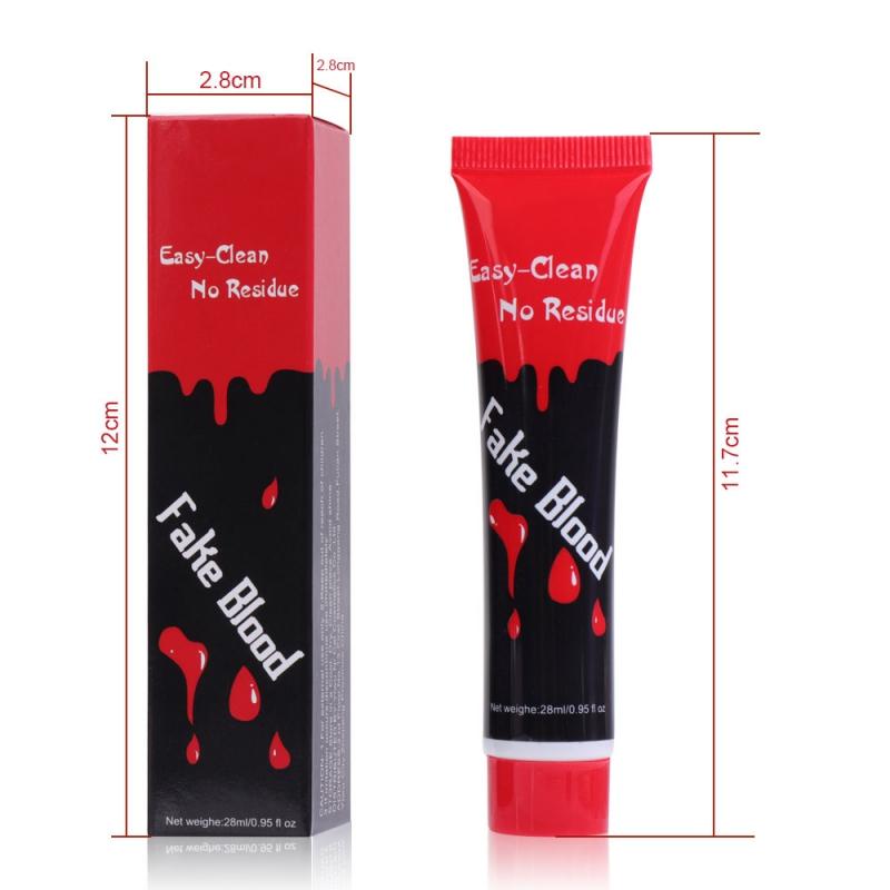 Halloween Horror Fake Blood Face Body Paint Makeup Easy Clean No Residue
