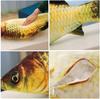 3D Simulation Gold Fish Plush Toys Stuffed Soft Animal Carp Plush Pillow Creative Sofa Pillow Cushion Gift Kids Toy Room Decor