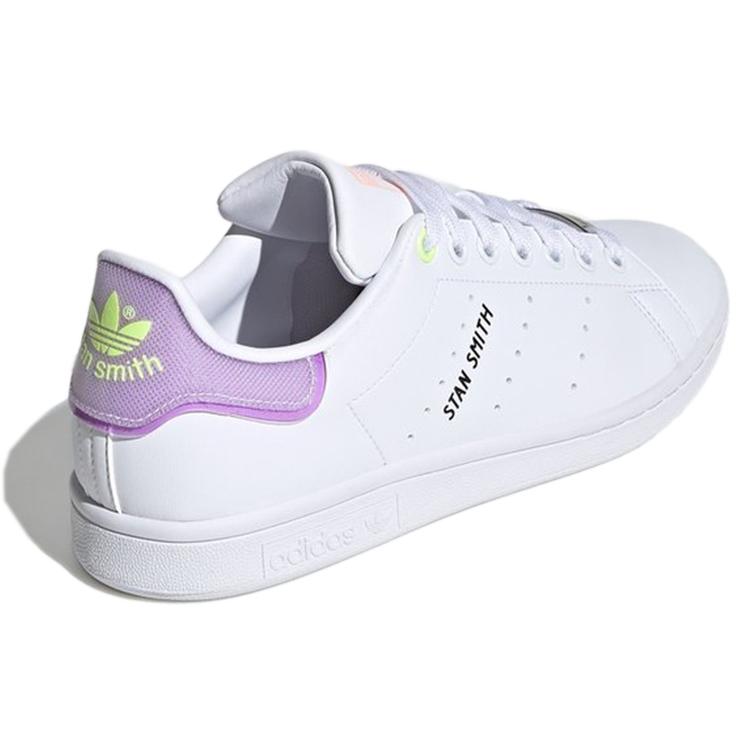 Adidas Stan Smith 'White Purple Lime' Women's FZ3653
