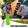 Aluminum Alloy Tent Rope Tensioner Rustproof Strong Load-bearing Lightweight Portable Tent Cord Adjuster