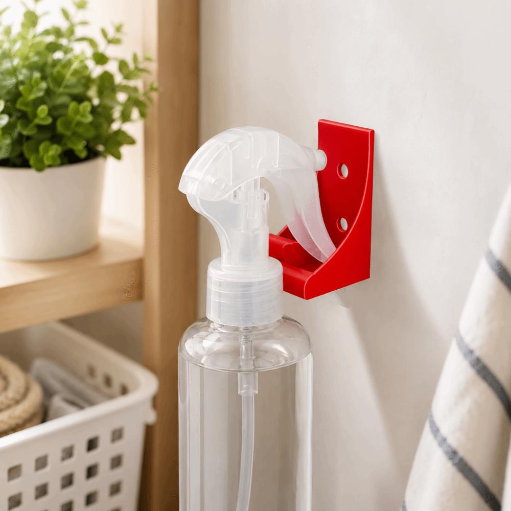 4Pcs Multifunctional Spray Bottle Racks Easily Install Storage Rack Bathroom
