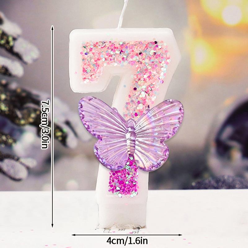 3D Number Cake Decorating Candle Birthday Candles Multicolor Cake Topper Baby Shower Party 1st Dessert Decor for Any Celebration