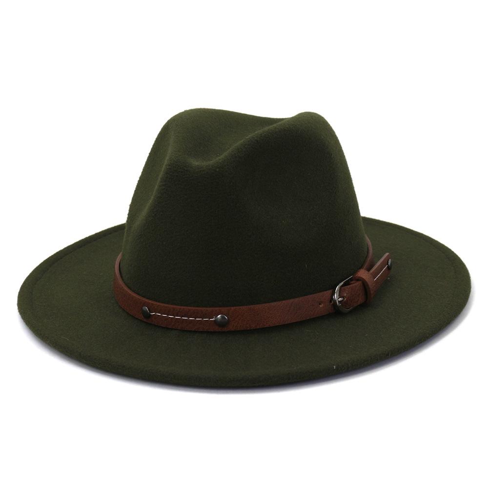 Fedoras Winter Hut Für Frauen 59-61 CM Männer Panama Gefilzt Jazz Hüte Neue Trilby Kirche Kappe sombreros de mujer