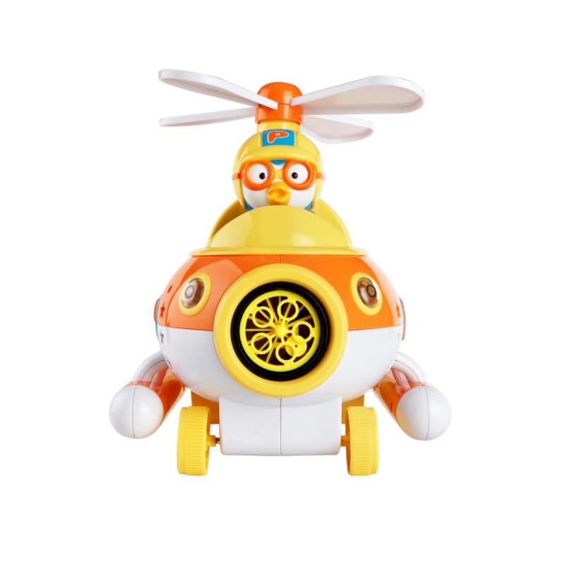 Pororo Melody Helicopter Bubble Pusher Kids Toy