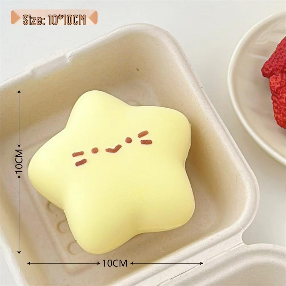 Soft Rebound Fruit Squeeze Toy - Cute Cartoon Stress Reliever & Ornament