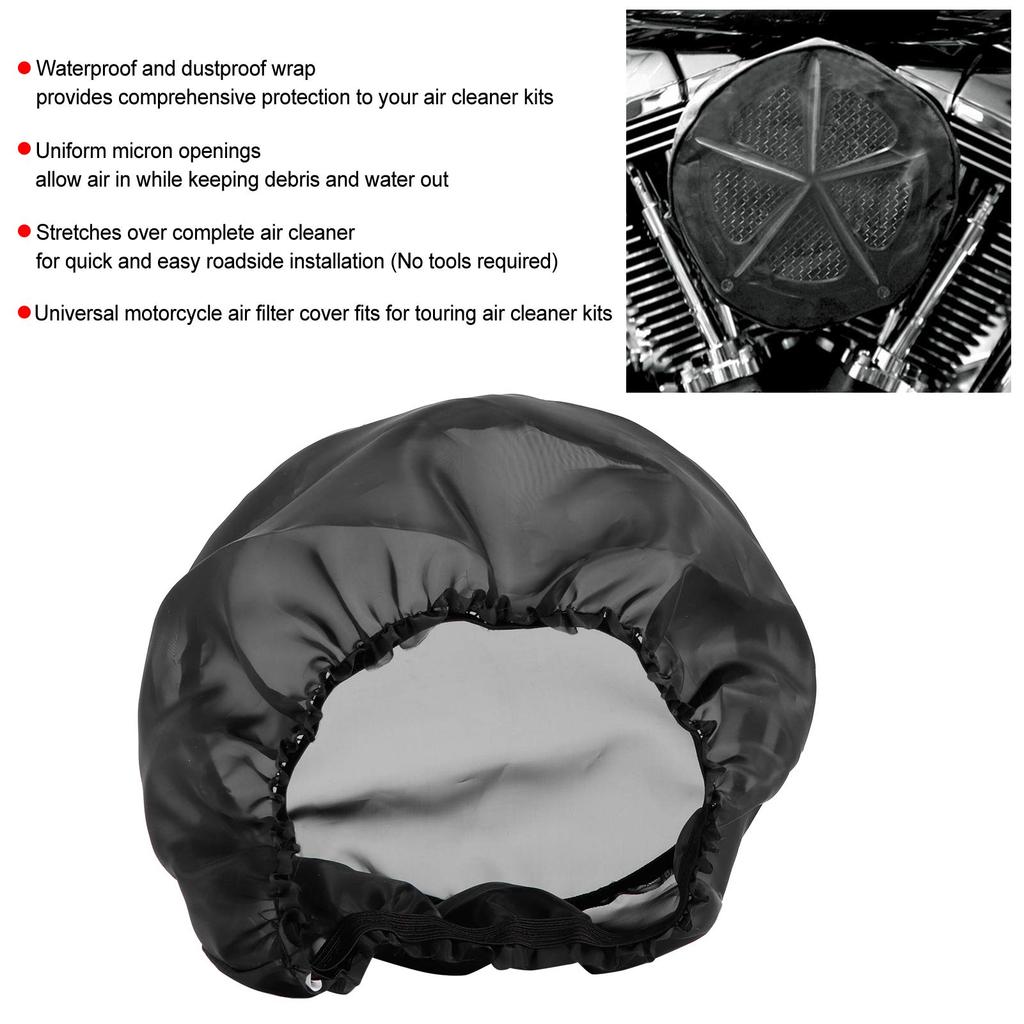 Air Cover Rain Socks Waterproof Air Net Universal Motorcycle Air Filter Cover
