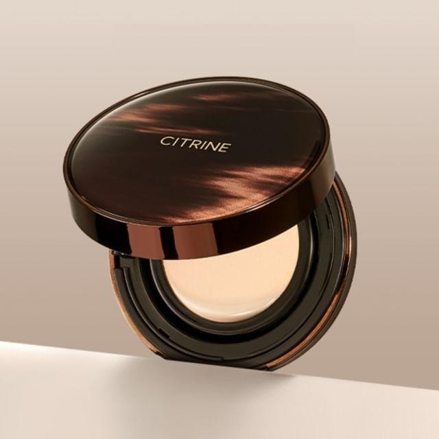 CITRINE - Light Immaculate Cushion Foundation - 2 Shades W01# Light (with refill) - 12g