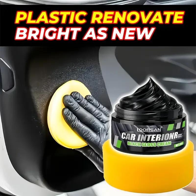 Multi Functional Car Interior Renovation Cream - Restore Gloss - Repair Scratches - Suitable for All Car Models - Long-lasting