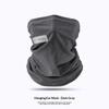 Summer Ice Silk Sunscreen Mask For Men Women Outdoor Cycling Face Cover Solid Color Neck Wrap Uv Protection Ear Bandana Scarf
