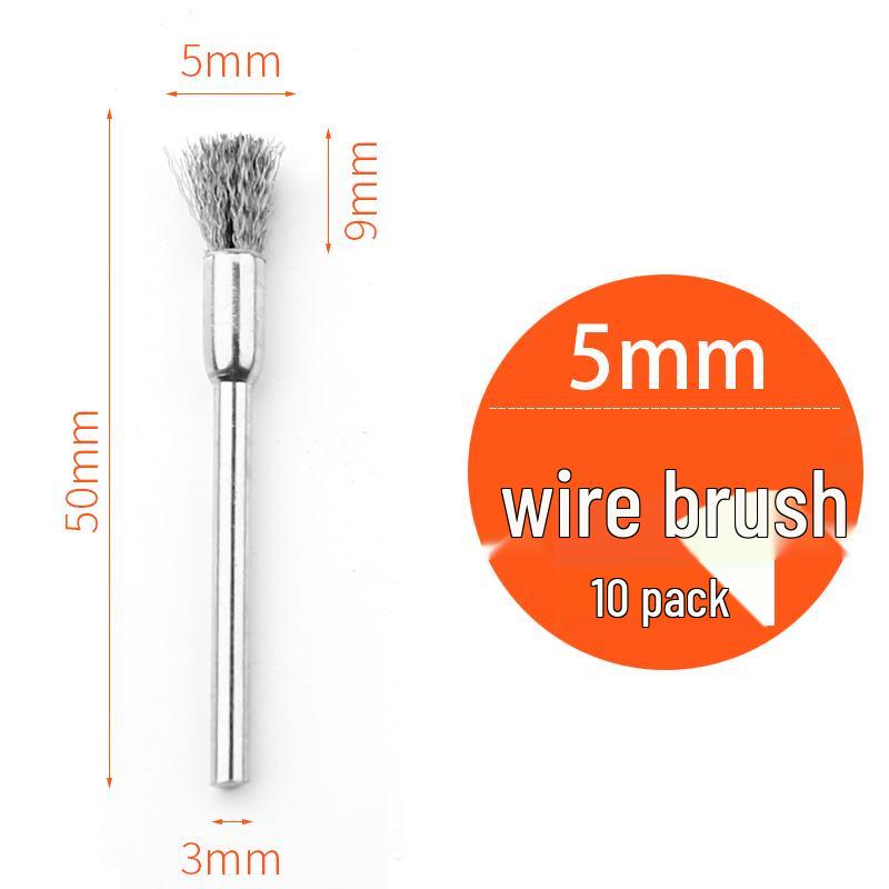 Steel Wire Brush Head for Electric Grinder – Copper Polishing & Walnut/Wood/Bodhi Cleaning Tool