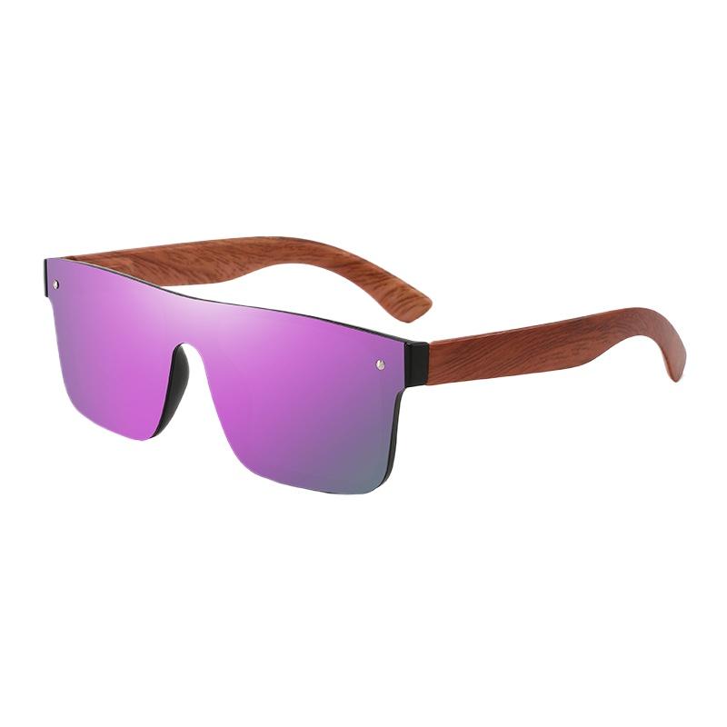 New Men's Outdoor Sports Polarized Sunglasses Men Driving Sunshade Eyeglasses Trendy Bamboo and Wood Spring Feet Eyewear UV400