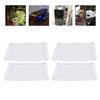 4PCS PC Fan Dust Filter Magnetic Frame 120mm PVC Computer Cooler Fan Dust Filter Mesh Grills for Chicken Coop Vent Fan