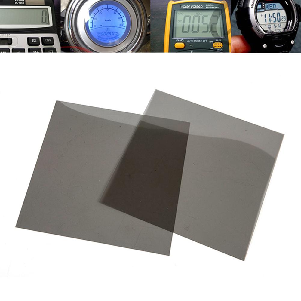 Polarizing Film Polarizer for LCD Display Repair, High Quality Clear Vision & Durable, Fits Watch/Multimeter/Calculator