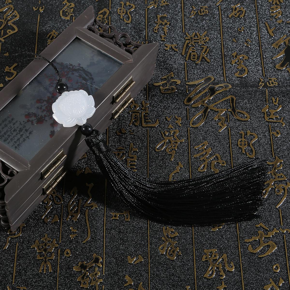 

Бахрома с кистями белого лотоса в стиле ретро для изготовления ювелирных изделий своими руками, аксессуары для трансплантации