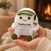 Cute Knitted Ornament for Athletes Positive Sports Ball Plush Emotional Support Doll