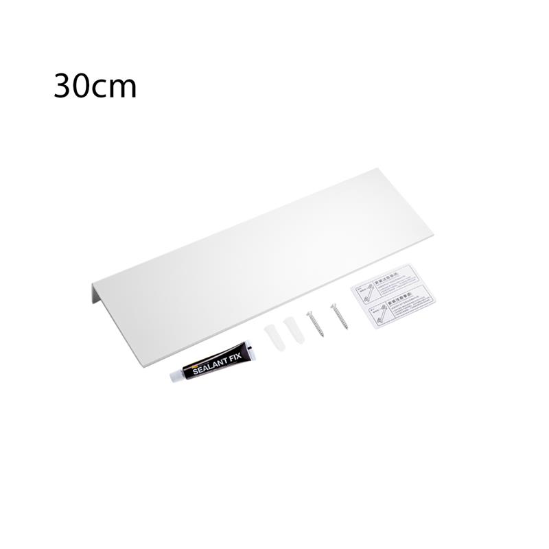 

Черная полка для хранения в ванной комнате 30-50 см, современные матовые полки, белая настенная полка для кухни, аксессуары для дома