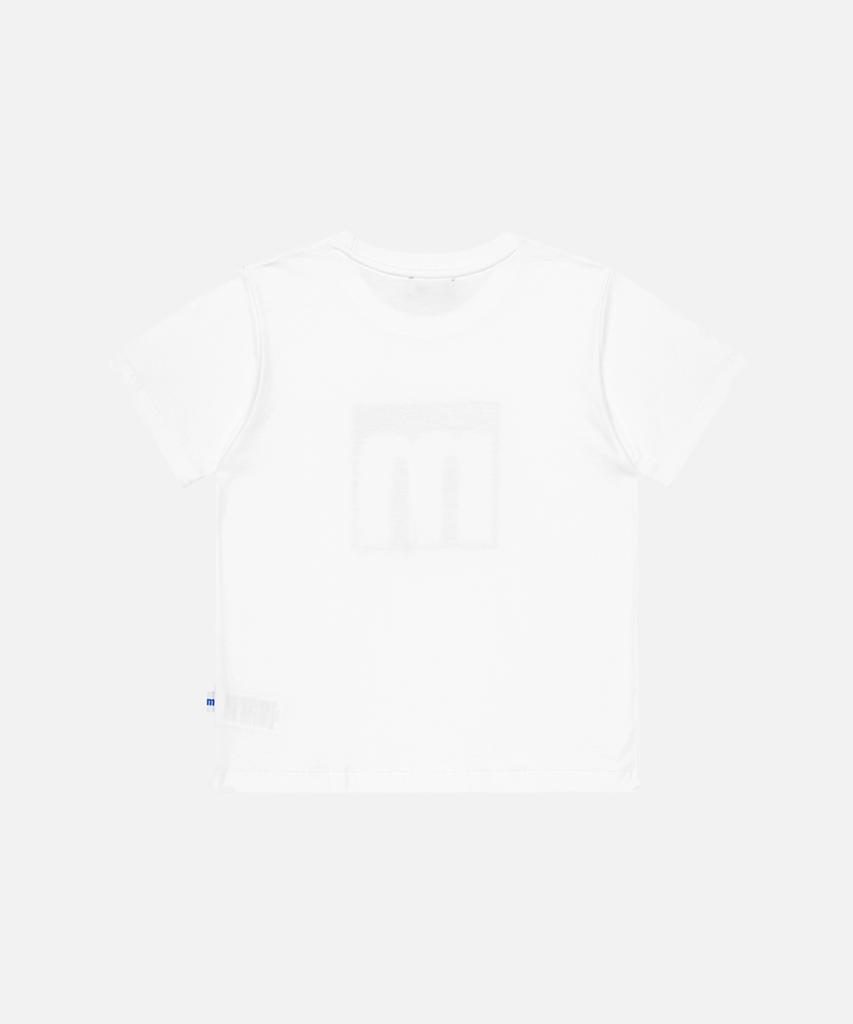 Maenhatanlekojeu Mr W M Logo T-Shirt - White