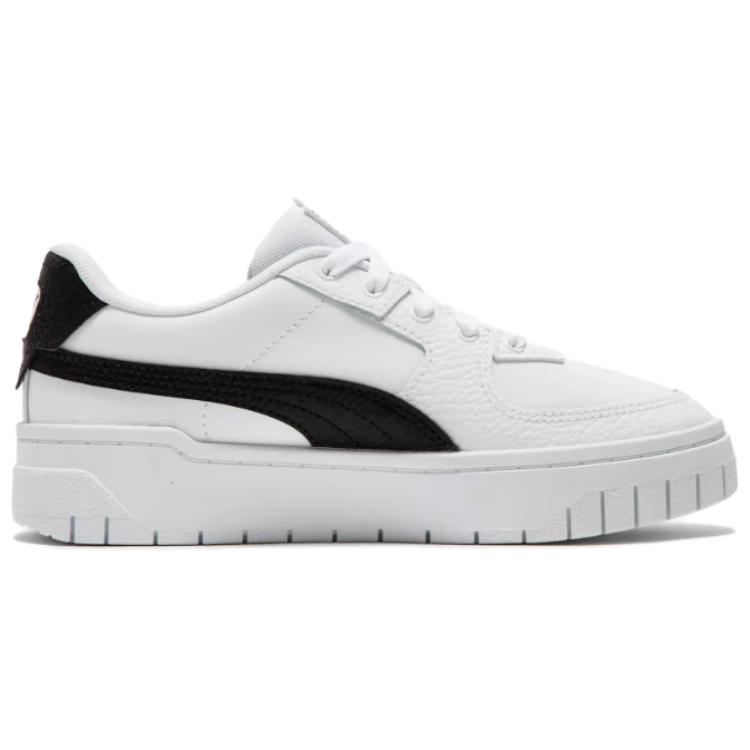 Puma Cali Dream Comfortable Durable Lightweight Low-Top Skate Shoes Women sneaker Black White 393355-05
