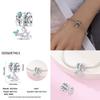 100% 925 Silver Wish For Peace Book Beads World Peace Charms Fit Original 925 Bracelet DIY Jewelry Making Women Gift