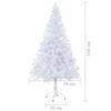 VidaXL Arbre de Noël artificiel avec LED et boules 150 cm 380 branches 3077665