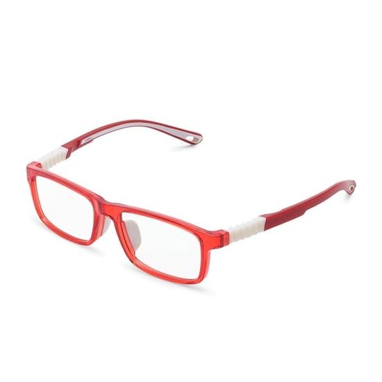Intellilens Square Kids Computer Glasses for Eye Protection | Zero Power, Anti Glare & Blue Light Filter Glasses | Boys and Girls