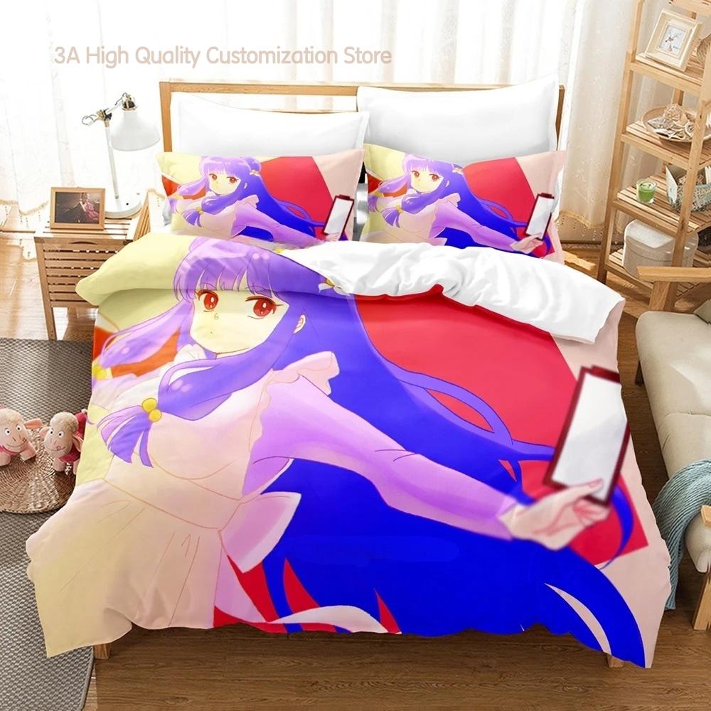Comforter Ranma 1/2 Bedding Set Single Twin Full Queen King Size Bed Set Adult Boys Bedroom s 3D Print Anime Bed