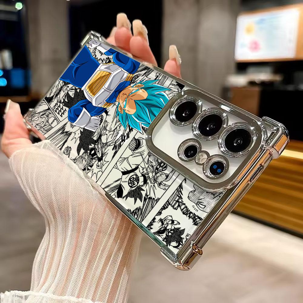 Gogeta Goku Cartoon Dragons Balls Coque For Galaxy S26 Phone Case For Samsung S26 S25 S24 S23 S21 Ultra S20 FE S25 Plus 5G Cover