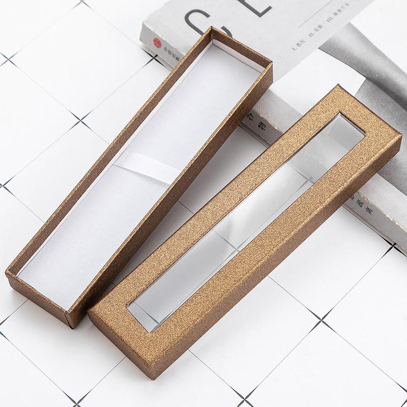(PLUM)Pen Box Paper Box Jewelry Gift Pen Box Heaven and Earth Cover Gift Box Stationery Creative School Supplies Pencil Case.